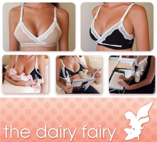 The Dairy Fairy Arden Bra - nursing bra, hands free pumping bra