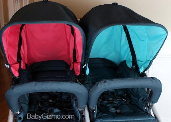 Bumbleride Indie Twin 2013 Lotus Pink + Blue