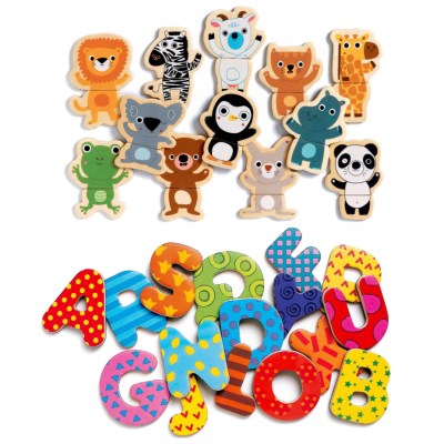 Djeco magnetic puzzles and letters